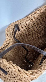 JW Anderson Small Raffia Sholder Bag