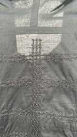Rick Owens N/S Front-embroidered Drape Top