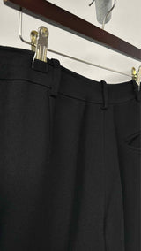 Chanel Low-rise Pleated Wide Pants