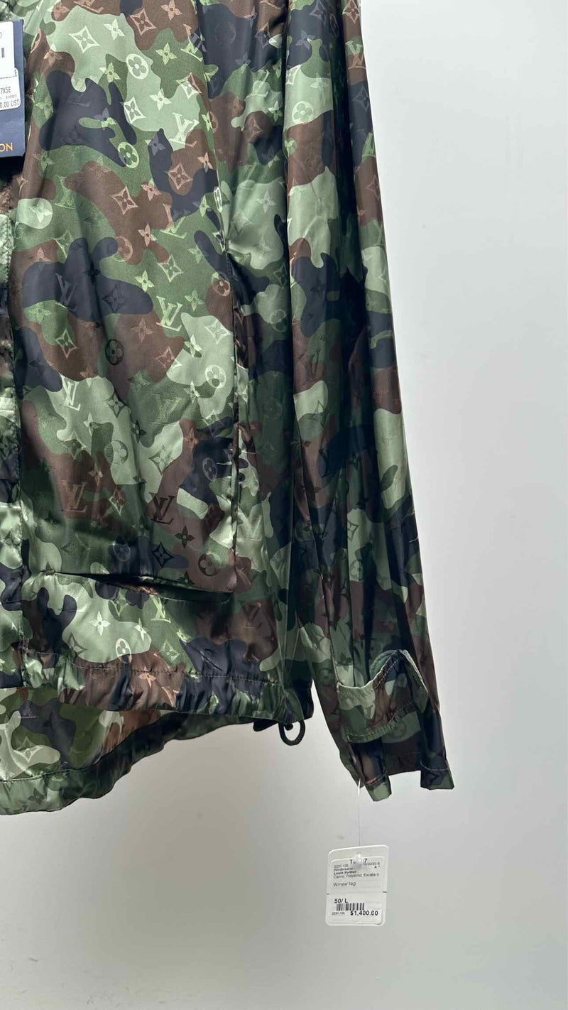 Louis Vuitton Camo Monogram Windbreaker