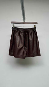 Givenchy Lamb-leather Easy Shorts