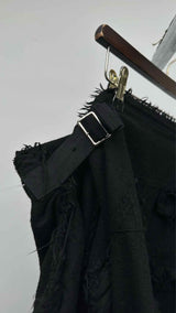 Tao Comme Des GarÃ§ons Asymmetrical Fringed Skirt