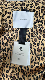 ADAM LIPPES Leopard Trench Coat