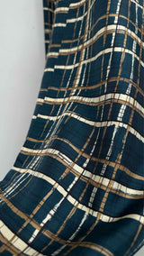 Salvatore Ferragamo Plaid Silk Shirt