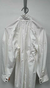Bottega Veneta L/S  Puff-shoulder Jacket-detail Long Dress