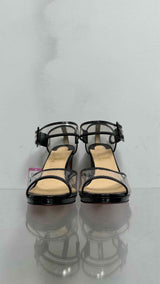 Christian Louboutin PVC Leather Trim Heel Sandals