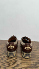 Gucci GG Monogram Canvas Oxford Shoes