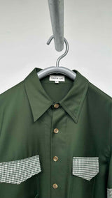 Calvin Luo S/S Houndsthooth Hybrid Shirt