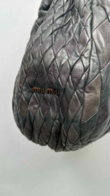 Miu Miu Leather Harlequin Patchwork Bag