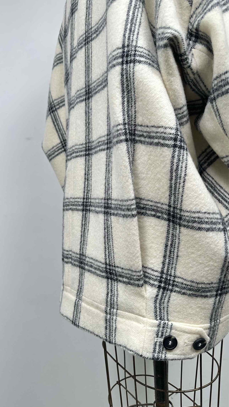 Sportmax Check Oversized Short Coat