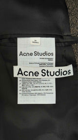 Acne Studios Oversized Double-breasted Towel Long Coat