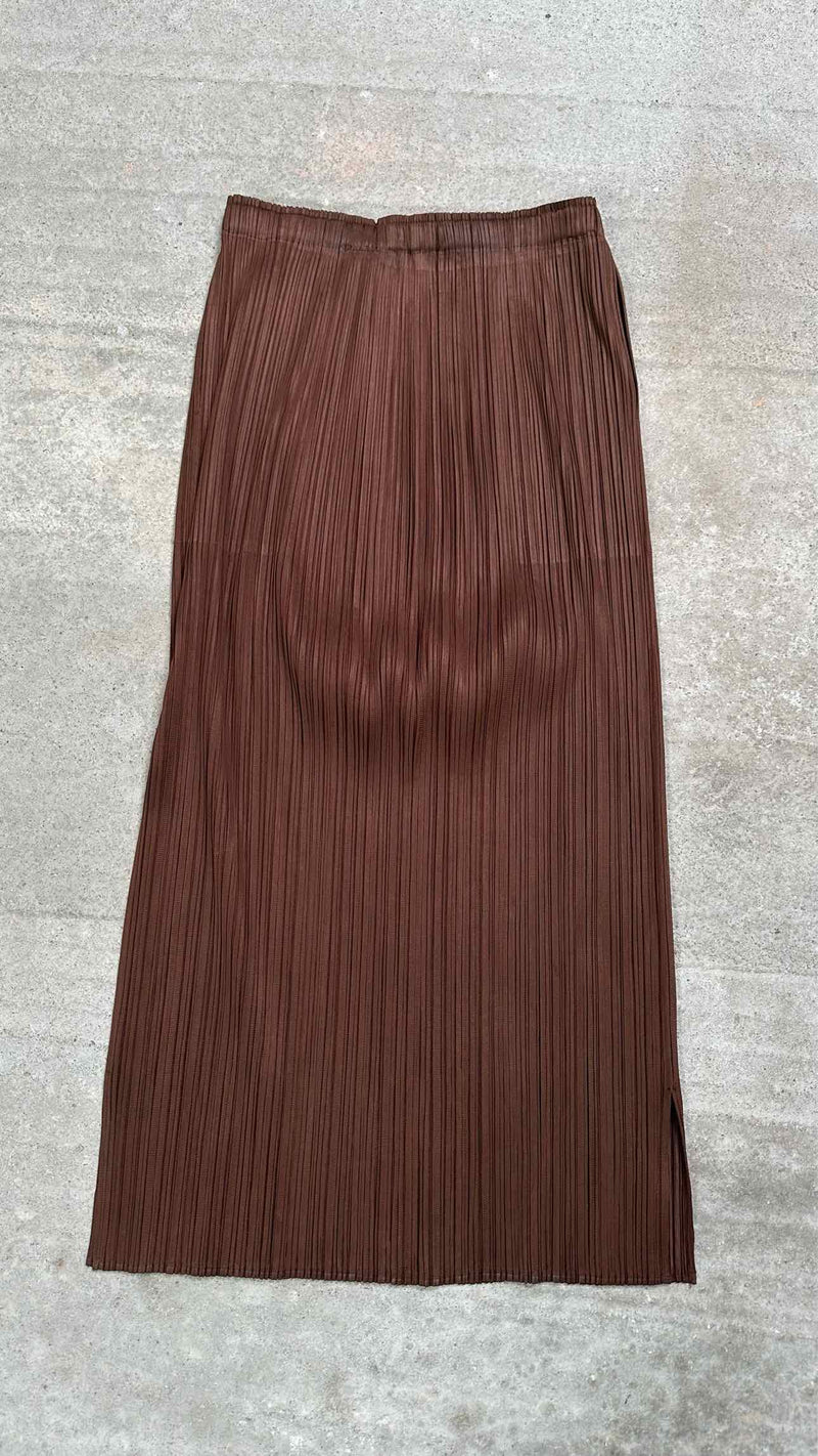 Pleats Please Pleated Long Skirt