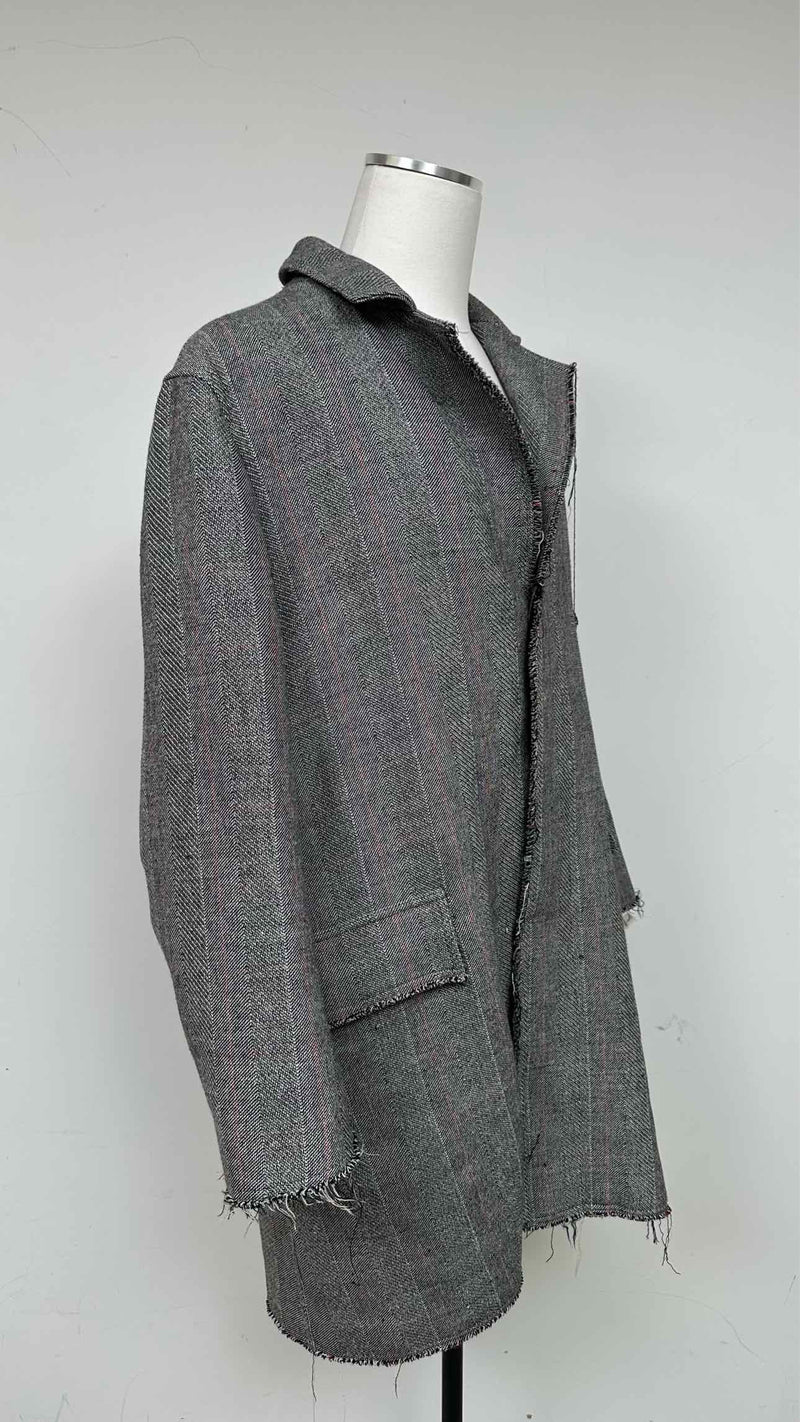 John Elliott Raw-edge Tweed Over Coat