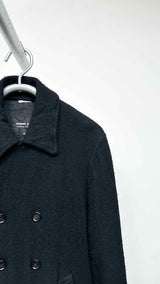 Comme Des Garcons Homme Deux Boiled-wool Double-breasted Car Coat