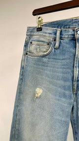 Acne Jeans Distressed Knee-patch Jeans