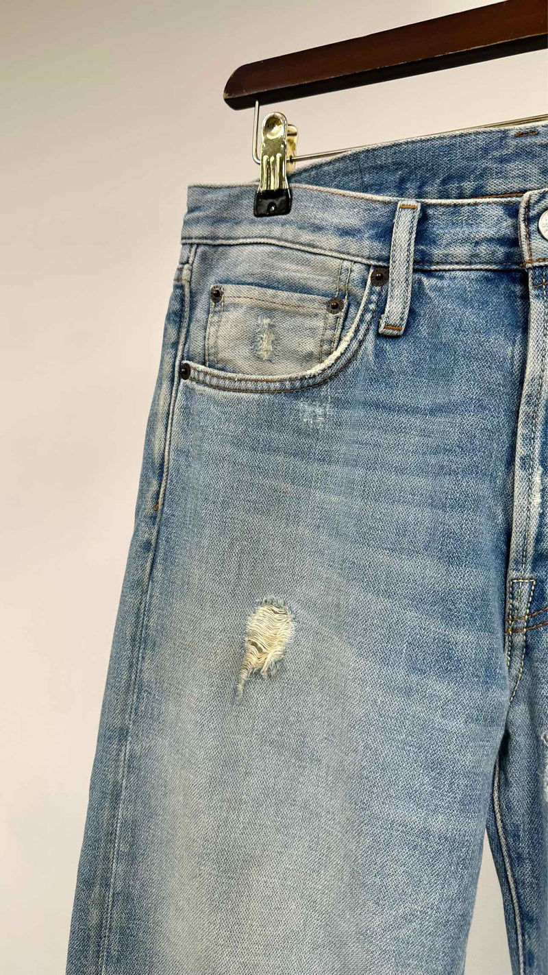 Acne Jeans Distressed Knee-patch Jeans