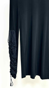 Margiela L/S Ruched Mesh Sleeve Dress