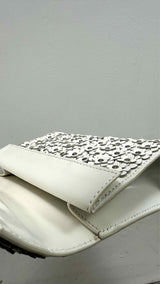 Alaia Flower Embroidered Clutch Bag