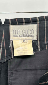 Matsuda Side Compass-lined Tapered Pants