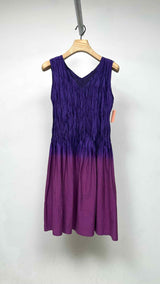Issey Miyake N/S Pleated Gradient Dress