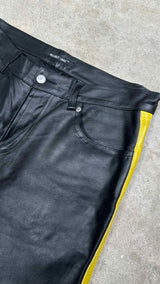 Helmut Lang Archive Side-line Leather Pants