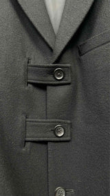 Yohji Yamamoto Pour Homme Tailored Cut-Out Button Closure Coat