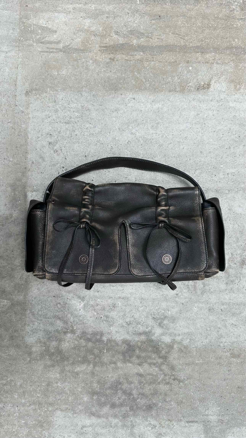 Acne Studios Multi-pocket Distressed Bow Bag