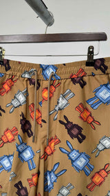 MCM Robot-printed Shorts