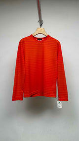 Comme Des Garcons Homme Plus L/S Border Jersey Mesh T-shirt