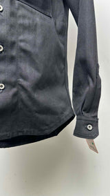 DRKSHDW Long Denim Shirt Coat