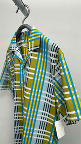 Lanvin S/S Checked-print Bowling Shirt