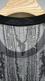 Margiela Reverisble Sheer Jacquard Sweater