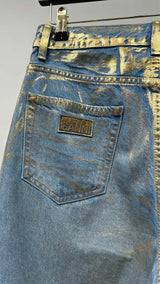 Ganni Spray-effect Boyfriend Jeans