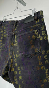 Supreme Gradient Jacquard Denim Shorts