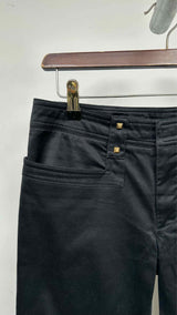 Gucci Studded Paneled Bottom Cut-out Biker Pants