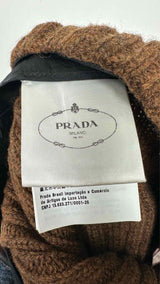 PRADA Knit-docking Midi Skirt