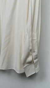 Louis Vuitton Front-Pleated Frill-Collar Shirt