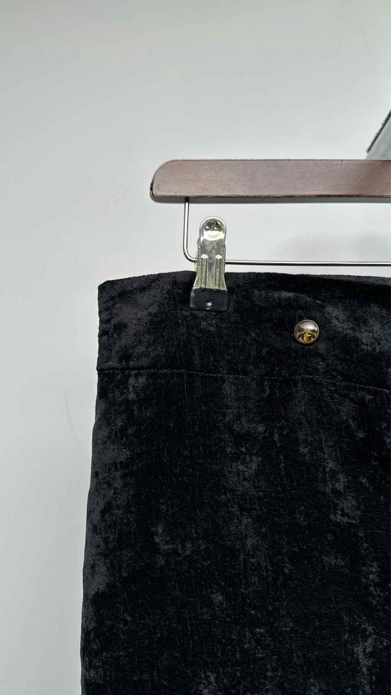 Issey Miyake Velvet Wrap Skirt