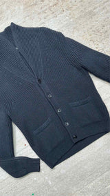 Tom Ford Shawl-Collar Rib Cardigan