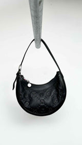 Marine Serre Eclips Mini Embossed Leather Bag