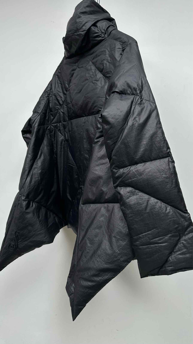 Haat Embroidered Oversized Kimono Down Jacket