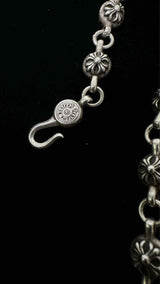 Chrome Hearts Cross Ball-chain Necklace