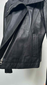 Yohji Yamamoto Slim-fit Leather Jacket