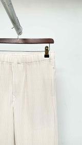 Homme Plisse Pleated Cropped Easy Pants