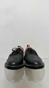Thom Browne Stripe-buckled Wingchip Derby Shoes