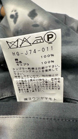 Yohji Yamamoto Pour Homme X Suzume Uchida Water-print Suits