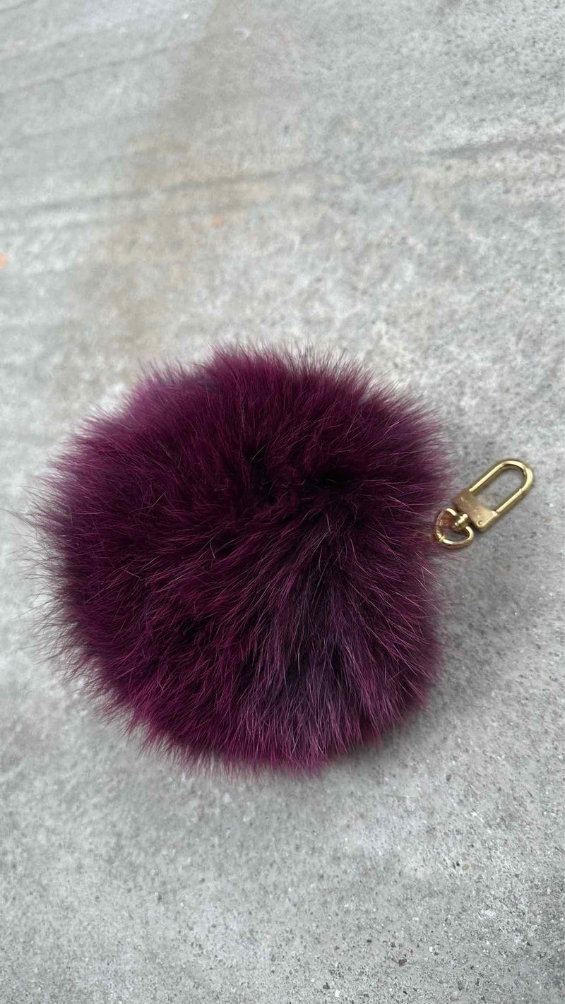 Louis Vuitton Mink-fur Bag Charm