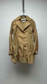 FETE Pleated Stripe Coat