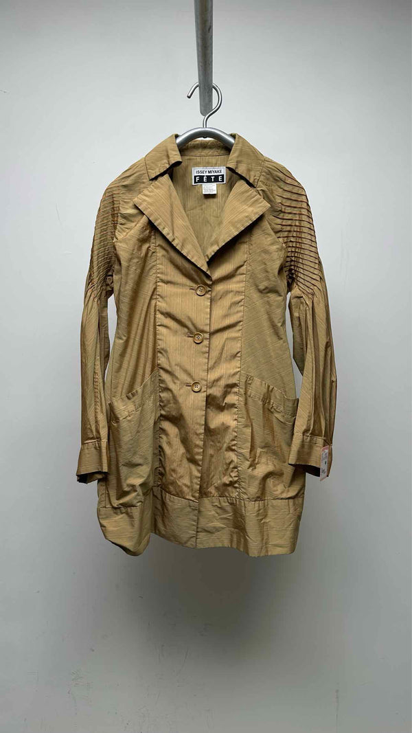 FETE Pleated Stripe Coat