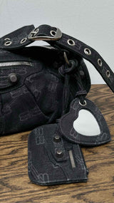 Balenciaga Denim Monogram Bag